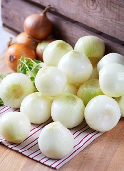 Lök gul skalad hel